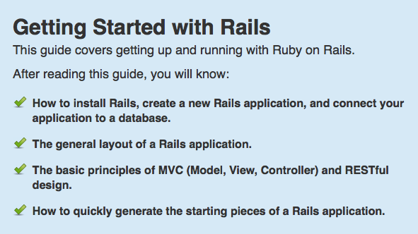 Getting Started with Rails — Ruby on Rails Guides